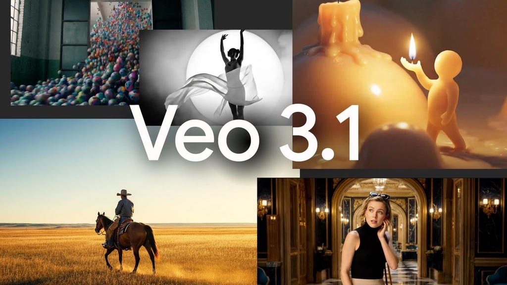 Google apresenta o Veo 3.1: vídeos ainda mais realistas e com áudio integrado