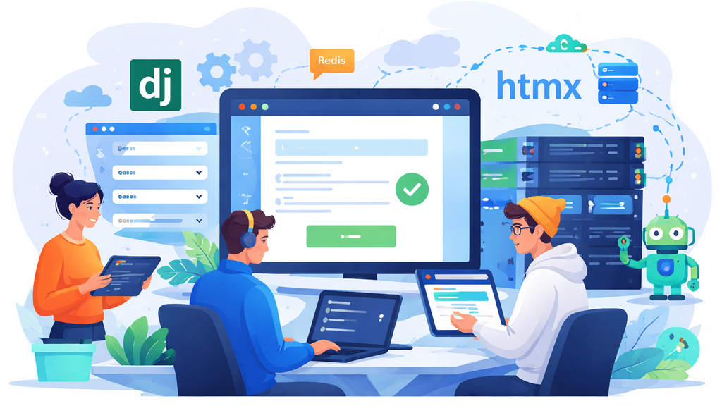 Formulários Reativos com Django e HTMX: Validação em Tempo Real, Progresso Assíncrono e Escalabilidade