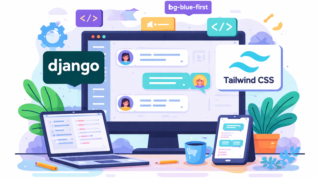 Integração Prática de Django com Tailwind CSS para Interfaces Modernas