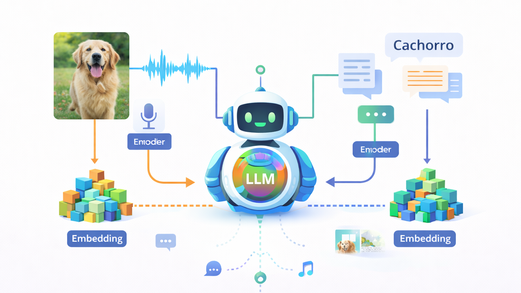 Como Funcionam os Modelos de Linguagem Multimodais: Embeddings, Visão, Áudio e Raciocínio Unificado