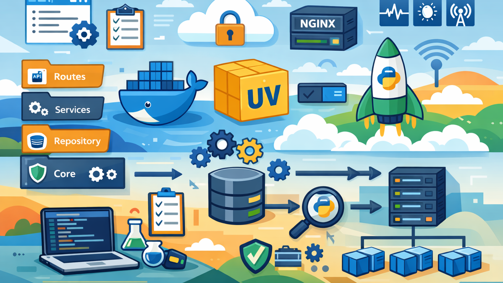 FastAPI em Produção com Docker e UV: Arquitetura Senior, Padrões Escaláveis e Boas Práticas em 2026