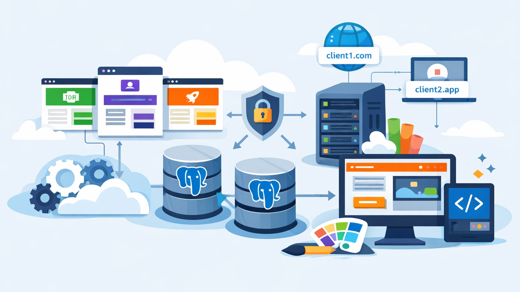 Como Construir um SaaS White-Label Escalável em Django com Isolamento Real de Dados e Branding em Tempo Real