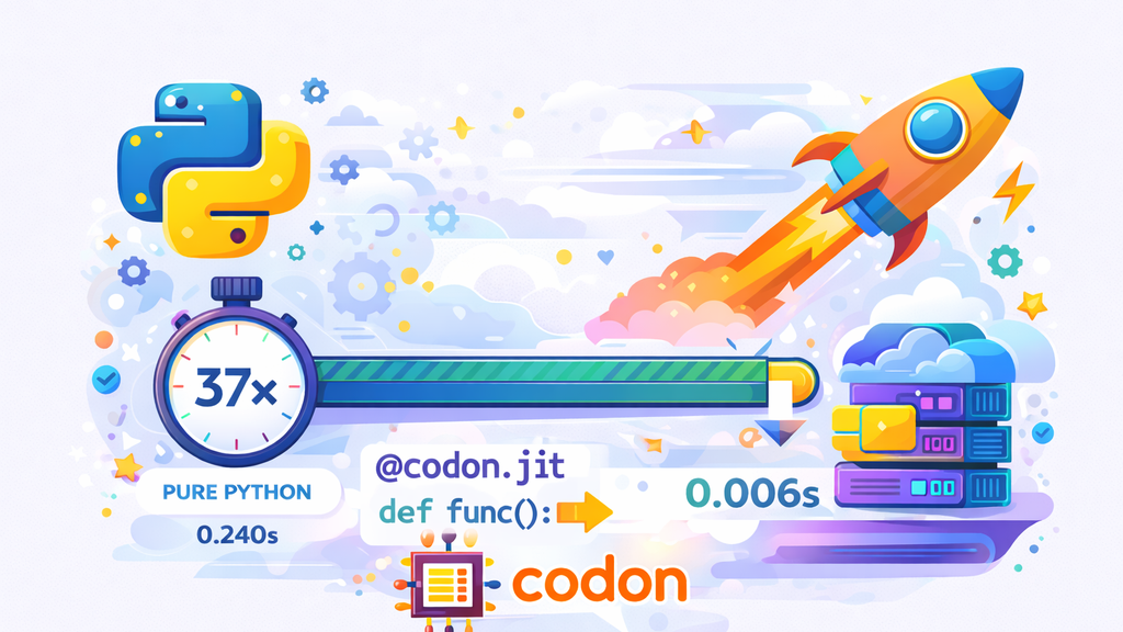 E Se Você Pudesse Deixar Python Até 37× Mais Rápido com Apenas Uma Linha de Código?