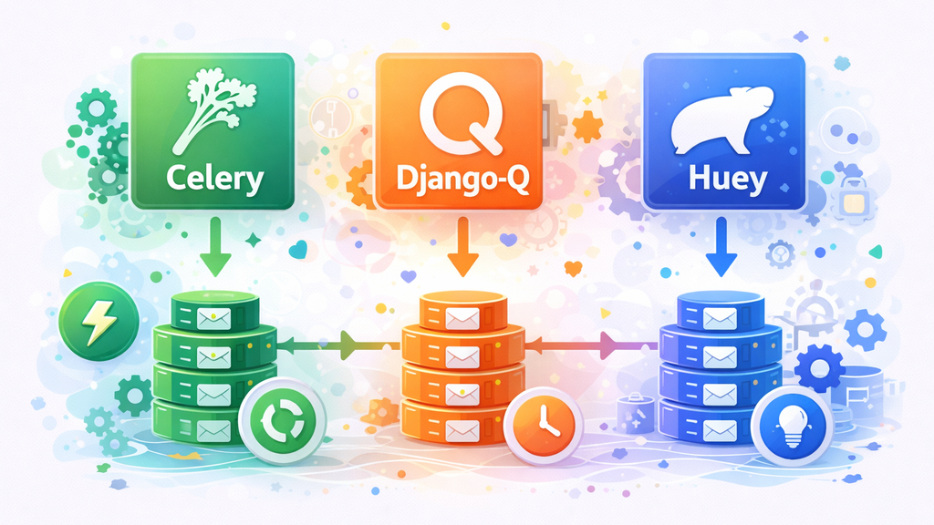 Tarefas em Background no Django: Celery vs Django-Q vs Alternativas — Como Escolher a Solução Certa