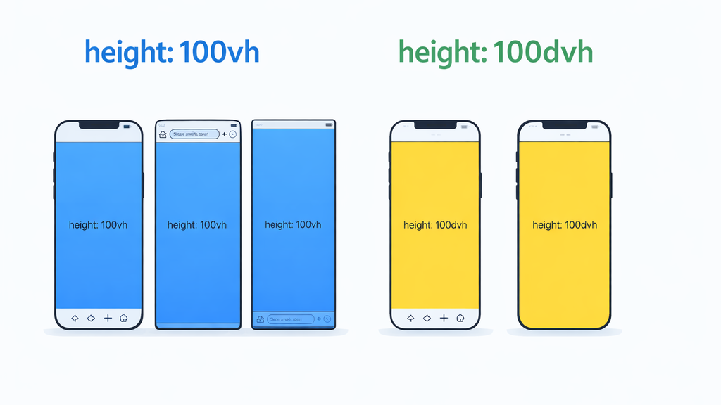 Pare de Usar 100vh no Mobile: O Guia Completo para Entender e Aplicar 100dvh Corretamente