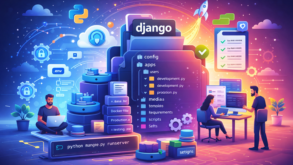 Estrutura Escalável de Projetos Django: Organização Profissional para Produção, Times e Crescimento