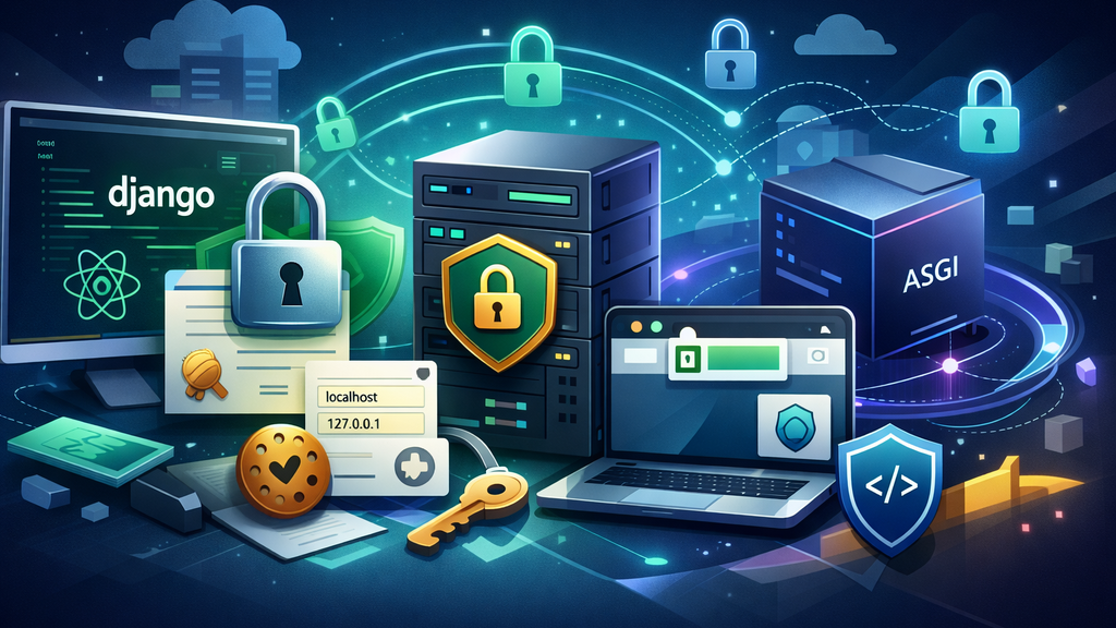 Como Ativar HTTPS no Django Localhost com Certificado SSL e TLS: Guia Completo com OpenSSL, runserver_plus, Uvicorn e Segurança de Cookies, CSRF e React