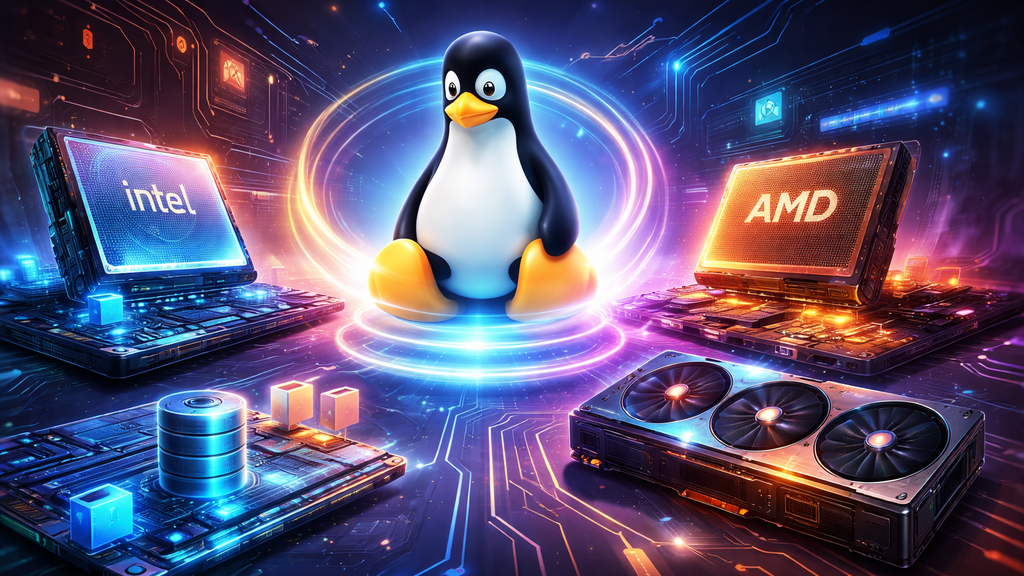 Linux 7.0 chega com grandes melhorias de desempenho, suporte avançado para Intel e AMD e evolução no gerenciamento de memória e arquivos